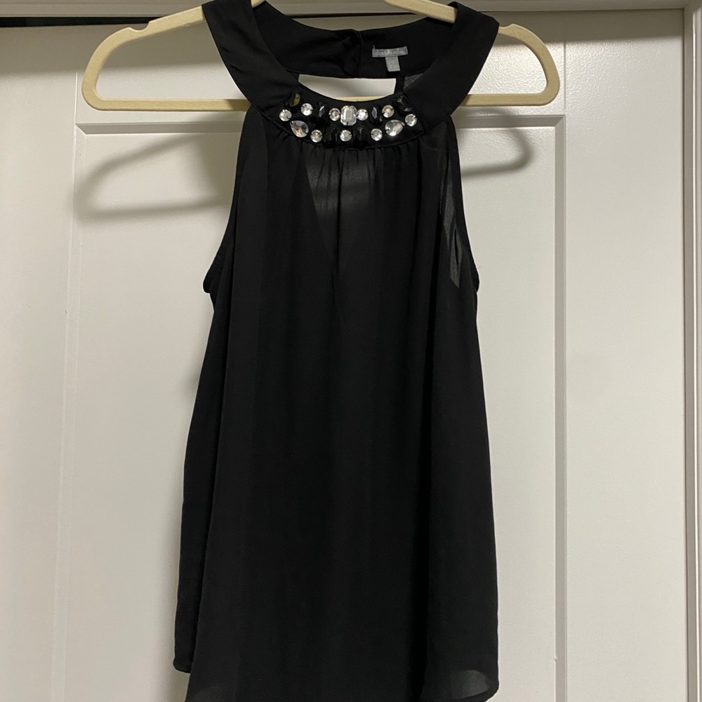 Black jewel top